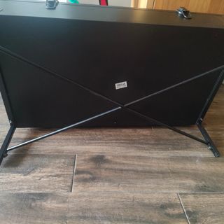 Mesa baúl metal negra