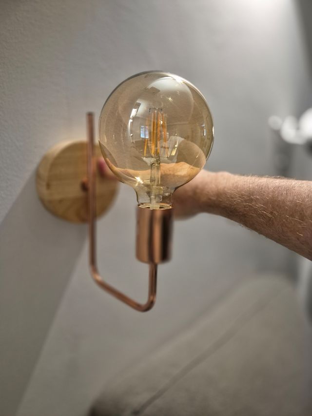 Aplique pared latón - Moderno