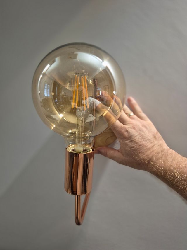 Aplique pared latón - Moderno