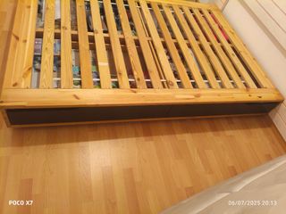 CAMA  IKEA MANDAL con cajones - Estructura madera