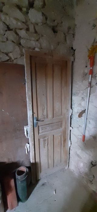 Puerta madera maciza 60cm