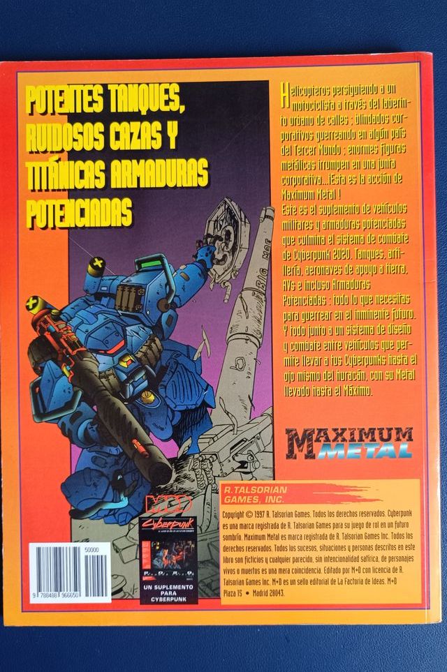 Maximun Metal - Cyberpunk 2020. Nuevo sin precinto