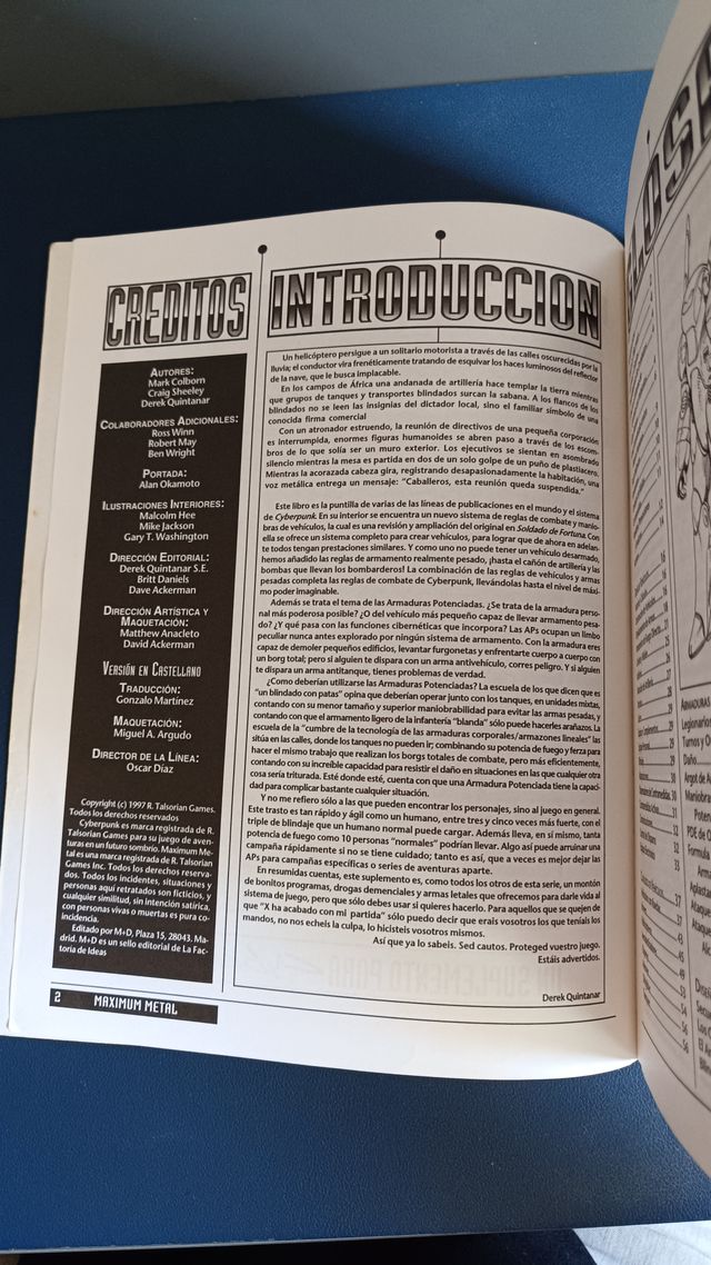 Maximun Metal - Cyberpunk 2020. Nuevo sin precinto