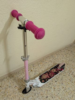Patinete Oxelo Blanco Rosa