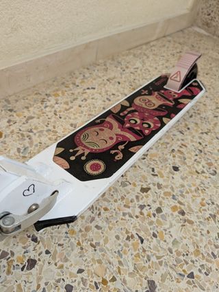 Patinete Oxelo Blanco Rosa