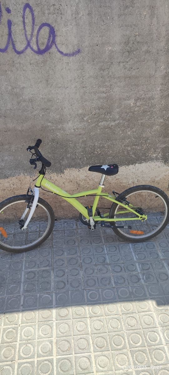 Bicicleta infantil verde - 20''