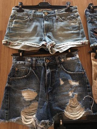 5 PANTALONES CORTOS DE VARIAS MARCAS 