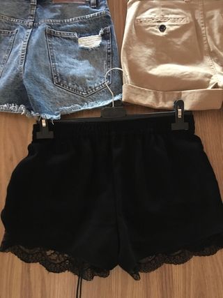 5 PANTALONES CORTOS DE VARIAS MARCAS 