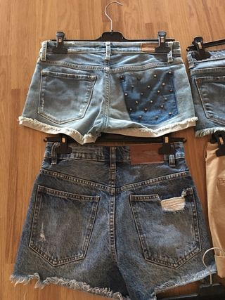 5 PANTALONES CORTOS DE VARIAS MARCAS 