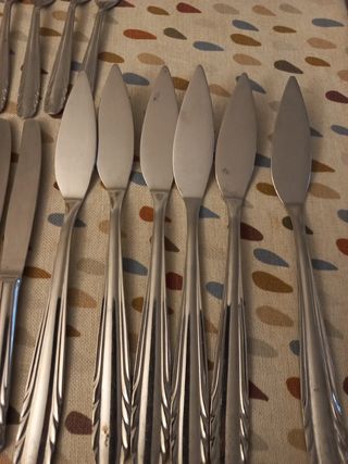 Cuberteria Acero Inoxidable - 24 piezas