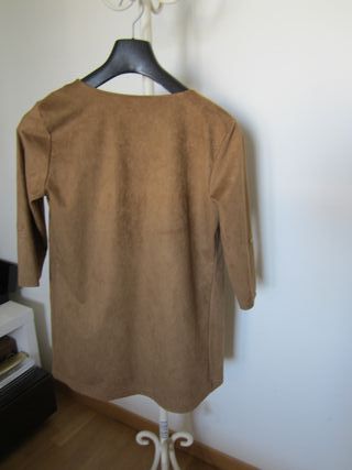 Chaqueta ante marrón Mulaya