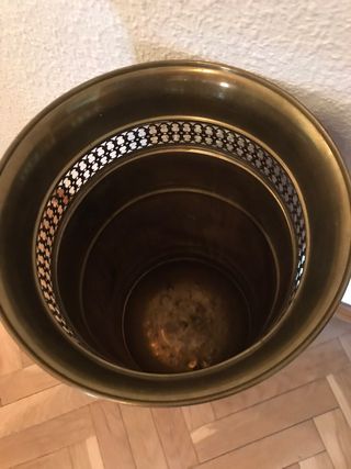 Paragüero antiguo latón