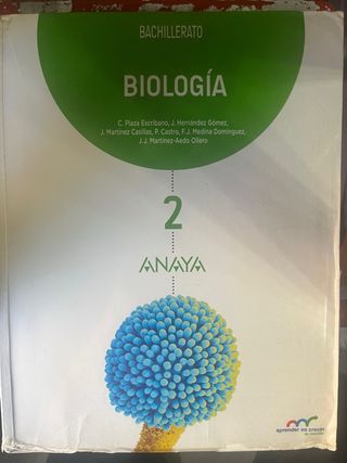 Libro de 2 bachiller biologia