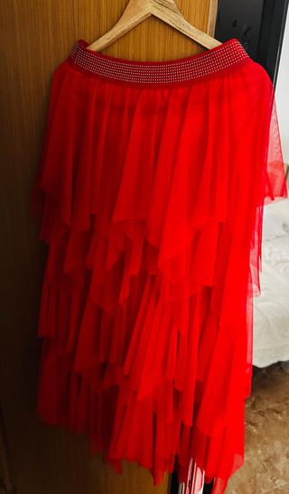 Falda roja LIU JO - Talla 42