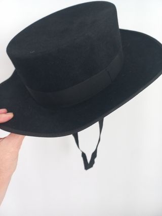 Sombrero Cordobés clásico, sombreros Moresco, negr