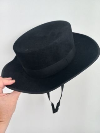 Sombrero Cordobés clásico, sombreros Moresco, negr
