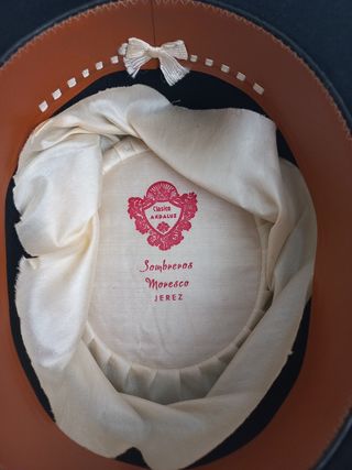 Sombrero Cordobés clásico, sombreros Moresco, negr