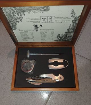 Dos cajas de Set Abrebotellas Vino