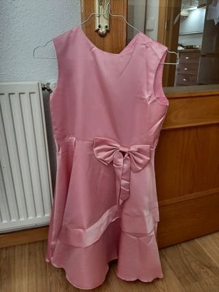 Vestido niña fiesta rosa