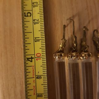 Piezas cristal lámpara antigua 1900