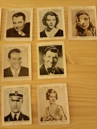 Cromos Artistas Pantalla 1930-32
