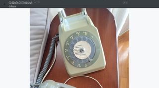 Teléfono analógico SECOTEL antiguo