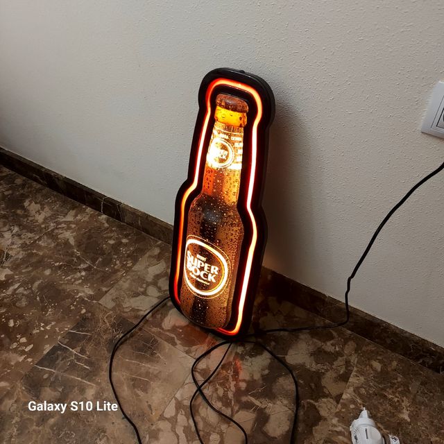 Cartel luminoso Super Bock como nuevo