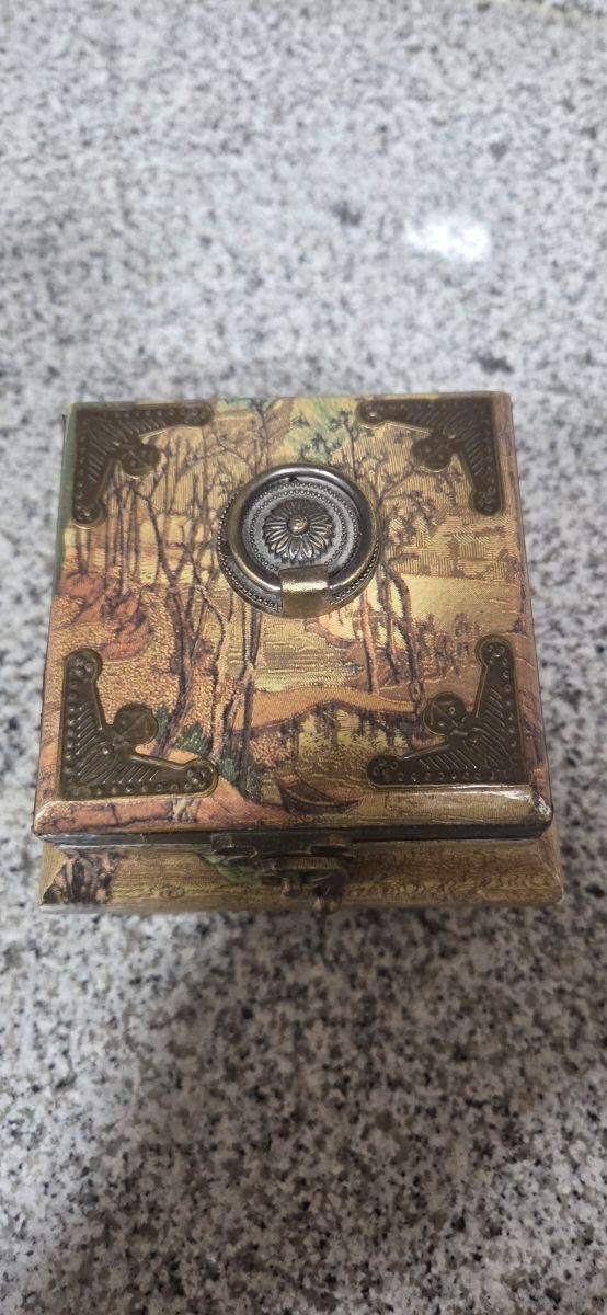 Caja Decorativa Madera - Vintage