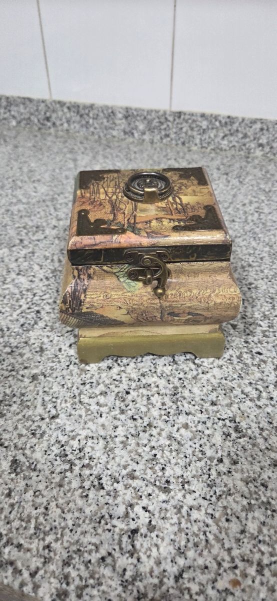 Caja Decorativa Madera - Vintage