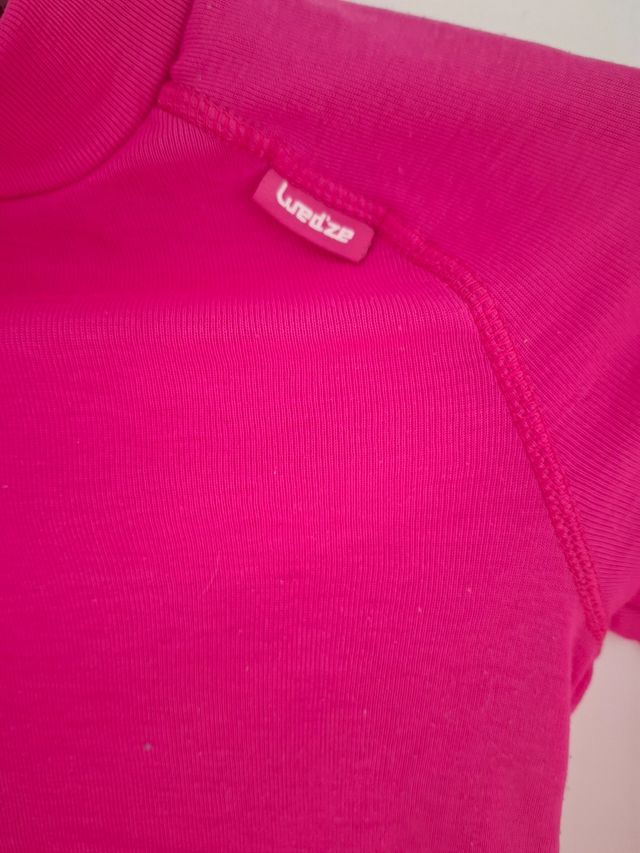 Jersey térmico niña Wedze rosa
