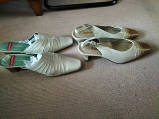 Sandalias destalonada de piel