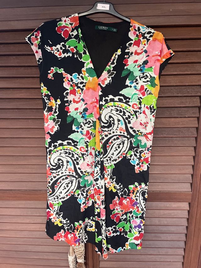 Vestido Ralph Lauren XL floral