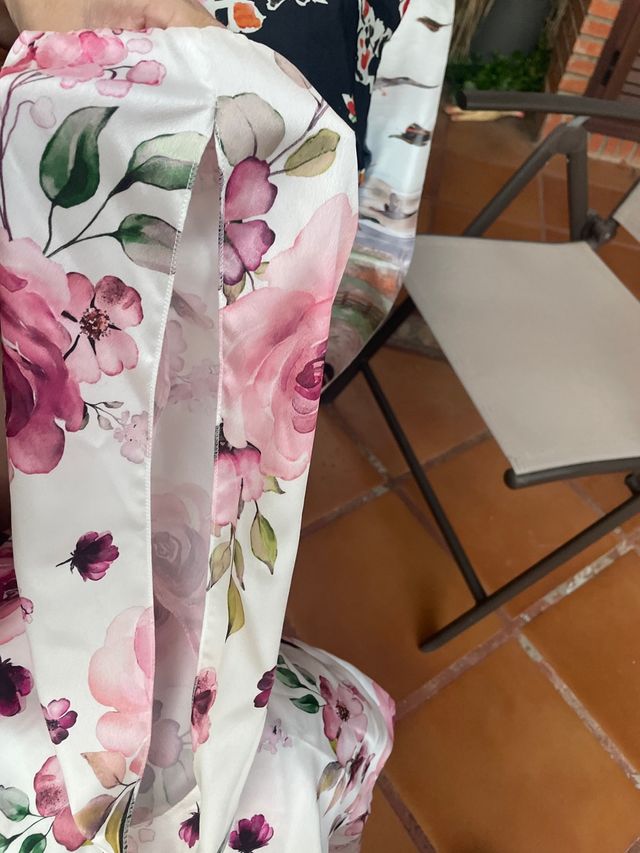 Vestido floral S - verano