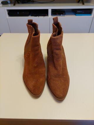 Botines ante marrón