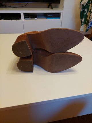 Botines ante marrón
