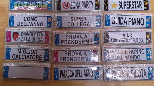 Targhine Regalo Personalizzate