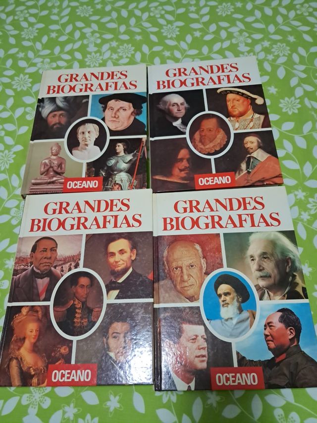 COLECCIÓN LIBROS BIOGRAFIAS DE HISTORIA