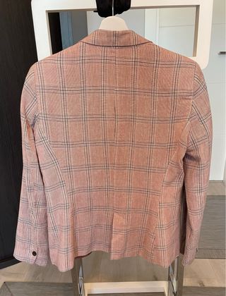 Traje chaqueta lino Zara