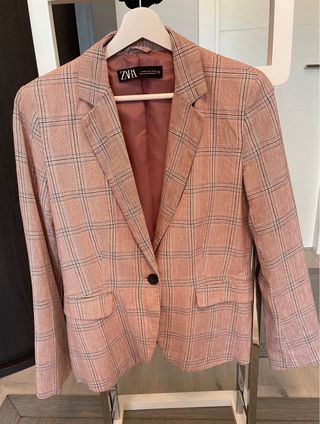 Traje chaqueta lino Zara