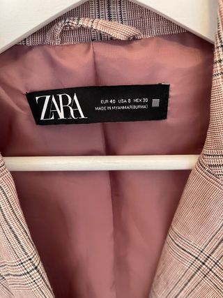 Traje chaqueta lino Zara