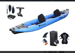 KAYAK DOBLE HINCHABLE HYBRID. BASE DROPSTITCH