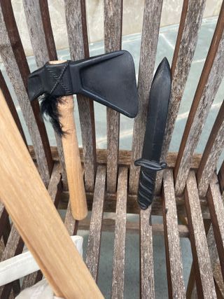 Accesorios disfraz indio: arco, flechas & hacha