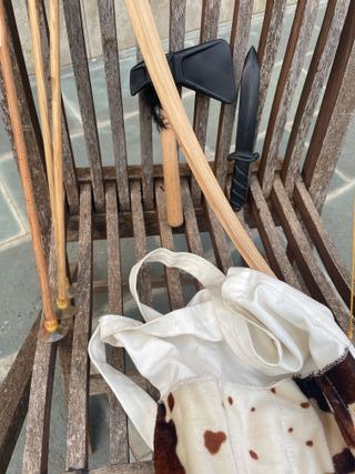 Accesorios disfraz indio: arco, flechas & hacha