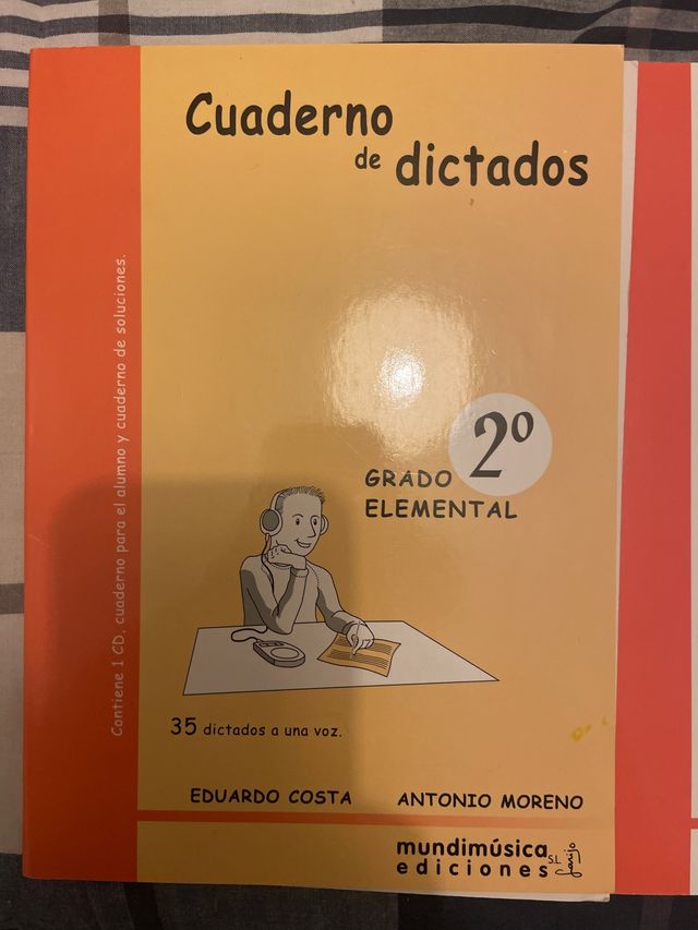 Cuaderno dictados 2° grado elemental