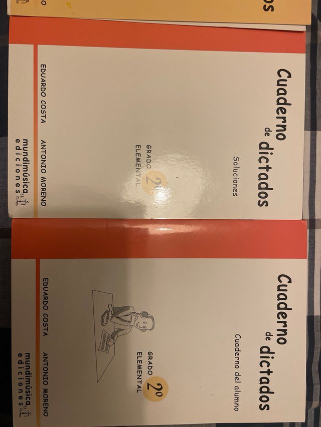 Cuaderno dictados 2° grado elemental
