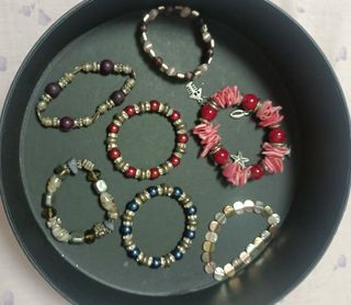 Pulseras multicolor - Lote de 7