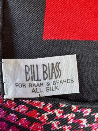 Foulard seta Bill Blass vintage anni 60/70
