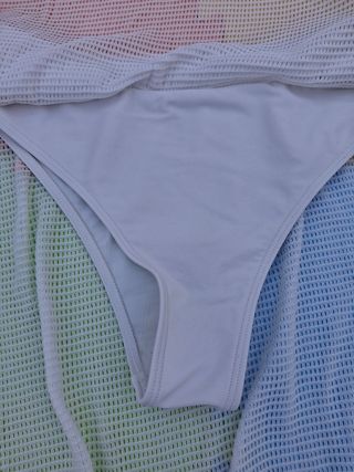 Falda braga biquini blanca T-M