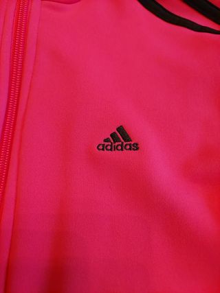 Sudadera Adidas rosa mujer cremallera