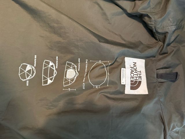 Cazadora The North Face azul-verde